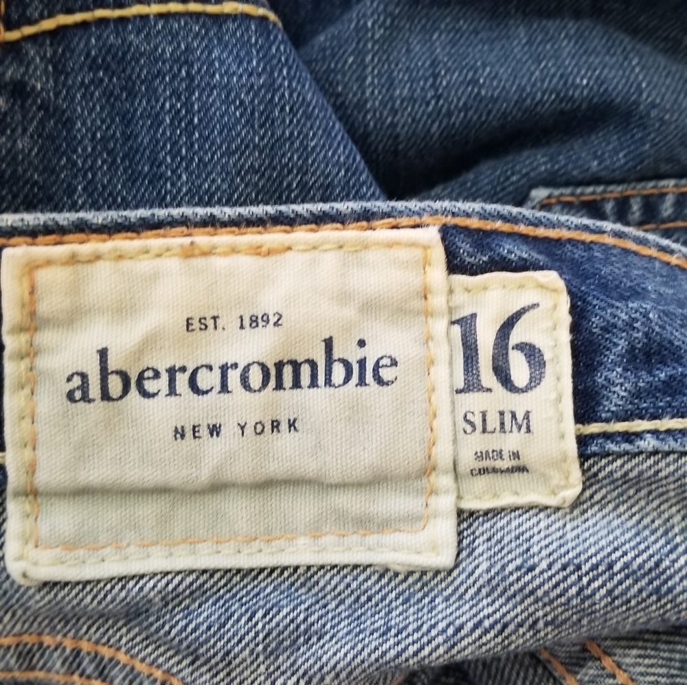 Abercrombie & Fitch Men's Jeans Blue Size 16 - Picture 14 of 14